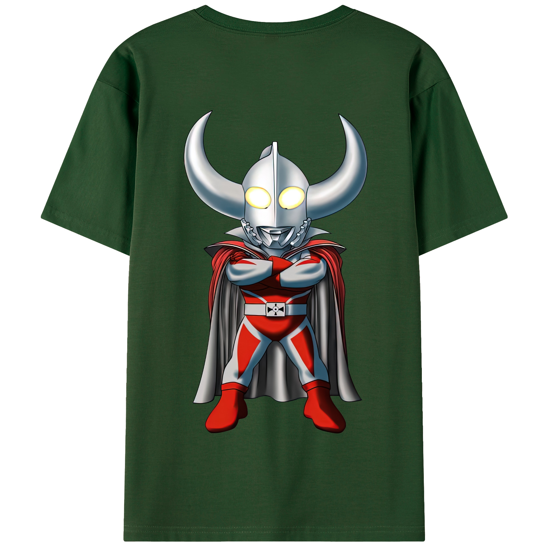 （画像用） ウルトラマン Ultraman 綿100％半袖Tシャツ（背面プリント）